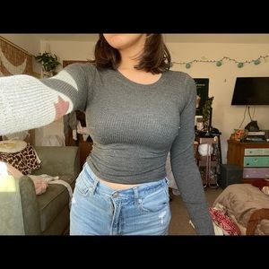 Women’s grey longsleeve- Size S